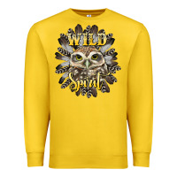 Lemon wild spirit owl Premium Sweatshirt - BarkalooDesign