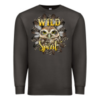 Smoke wild spirit owl Premium Sweatshirt - BarkalooDesign
