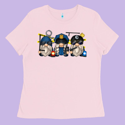 Police Gnomes Ladies Tee Designed By Zillion Design Studio