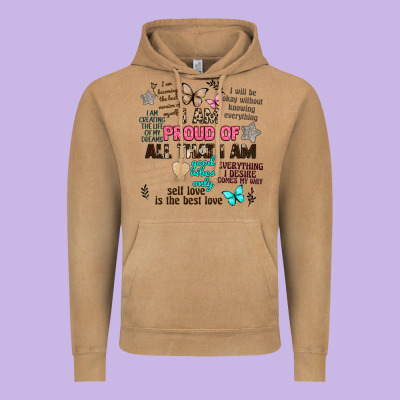 I Am Proud Of All That I Am Vintage Hoodie Designed By Artiststas