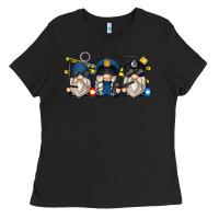 Black police gnomes Ladies Tee - Zillion Design Studio