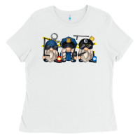 White police gnomes Ladies Tee - Zillion Design Studio
