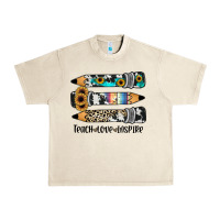 Western Pencils Teach Love Inspire Urban Heavy Tee | Teevron