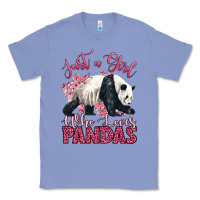 Colony Blue just a girl who loves pandas Classic Tee - LillyAllenDesigns