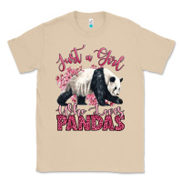 Mushroom just a girl who loves pandas Classic Tee - LillyAllenDesigns