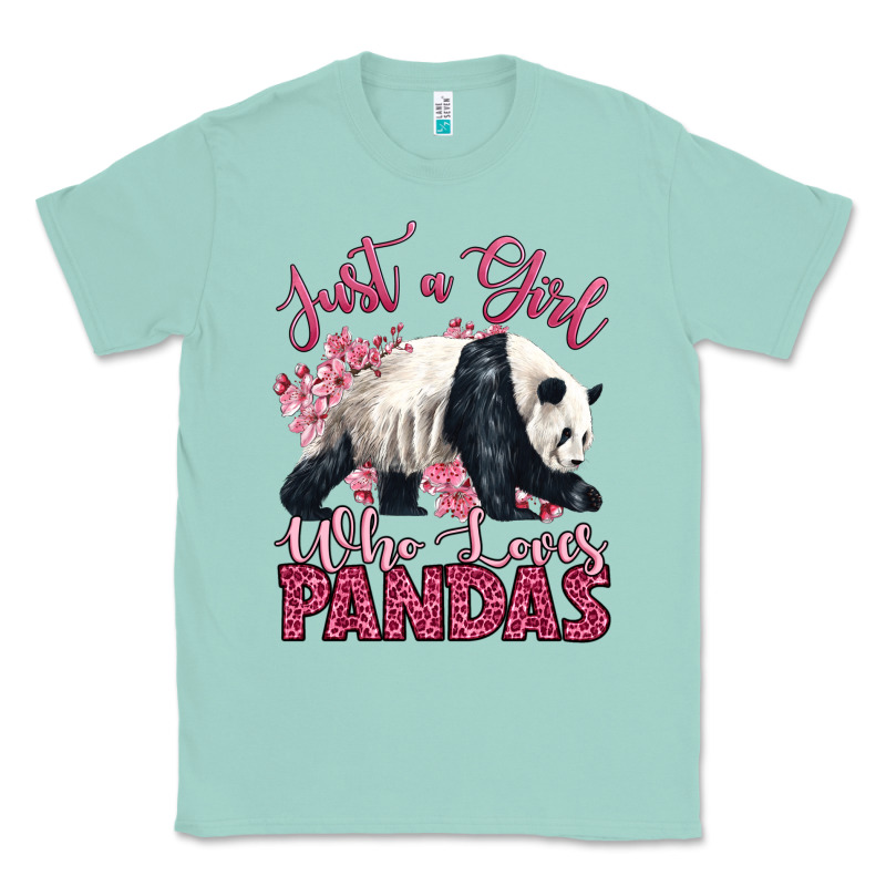 Just A Girl Who Loves Pandas Classic Tee by LillyAllenDesigns | Teevron