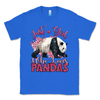 True Royal just a girl who loves pandas Classic Tee - LillyAllenDesigns