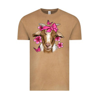 Vintage Camel pink floral bandana goat Vintage Tee - Jasminsmagicworld