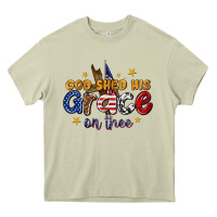 Mossy god shed his grace on thee Heavy Core Tee - texasbilliewilder