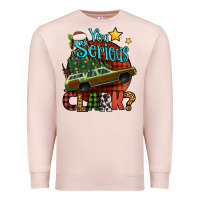 You Serious Clark With Christmas Car Premium Sweatshirt | Teevron