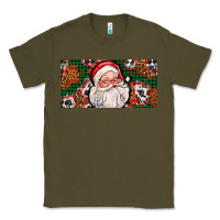 Army Green christmas with santa Classic Tee - AdoDesignShop