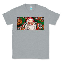 Heather Grey christmas with santa Classic Tee - AdoDesignShop