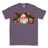 Lavender christmas with santa Classic Tee - AdoDesignShop