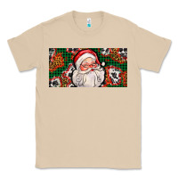Mushroom christmas with santa Classic Tee - AdoDesignShop