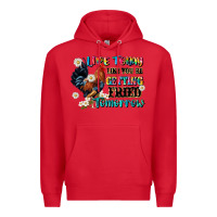 Red live today like fried tomorrow Premium Hoodie - JahusDesignShop