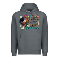 Rock live today like fried tomorrow Premium Hoodie - JahusDesignShop