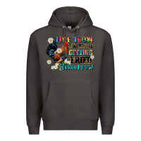 Smoke live today like fried tomorrow Premium Hoodie - JahusDesignShop