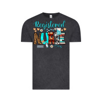 Vintage Black registered nurse Vintage Tee - BundleAndBundleShop