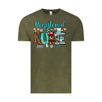 Vintage Olive registered nurse Vintage Tee - BundleAndBundleShop