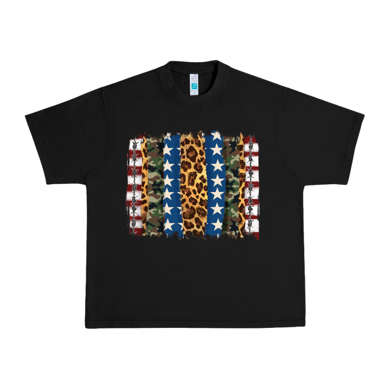 Usa Army Pattern Brushstroke Urban Heavy Tee by Artiststas | Teevron