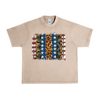 French Oak usa army pattern brushstroke Urban Heavy Tee - Artiststas