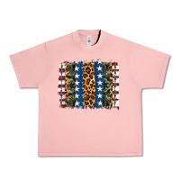 Salmon usa army pattern brushstroke Urban Heavy Tee - Artiststas