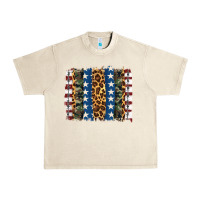 Sandshell usa army pattern brushstroke Urban Heavy Tee - Artiststas