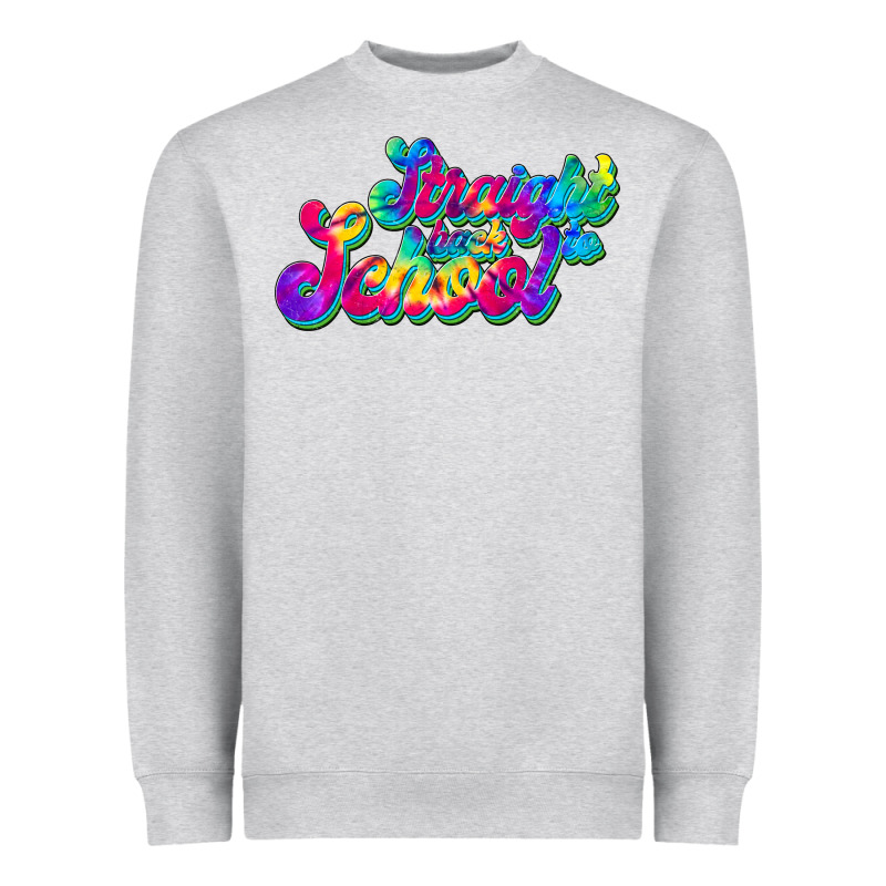 Straight Back To School Heavyweight Sweatshirt by JahusDesignShop | Teevron