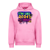 Fuchsia Pink i'm like 2024 done Urban Hoodie - CowGirlArtShop