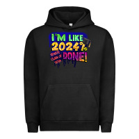Pigment Black i'm like 2024 done Urban Hoodie - CowGirlArtShop