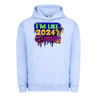 Pigment Grape Ice i'm like 2024 done Urban Hoodie - CowGirlArtShop