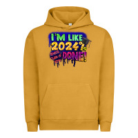 Pigment Peanut Butter i'm like 2024 done Urban Hoodie - CowGirlArtShop