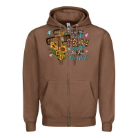 Chestnut pray on it pray over it pray through it Zipper Hoodie - MaliasSmallBusiness