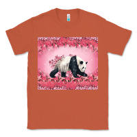 Copper Panda With Sakura Blooms Classic Tee - LillyAllenDesigns