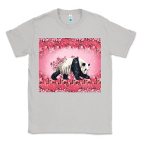 Moon Dust Panda With Sakura Blooms Classic Tee - LillyAllenDesigns