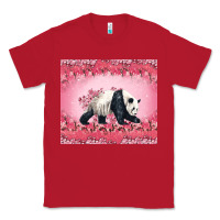 Red Panda With Sakura Blooms Classic Tee - LillyAllenDesigns