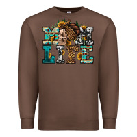 Chestnut western momlife skull with bandana Premium Sweatshirt - Jasminsmagicworld