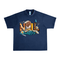 Navy nail hustler Urban Heavy Tee - AdoDesignShop