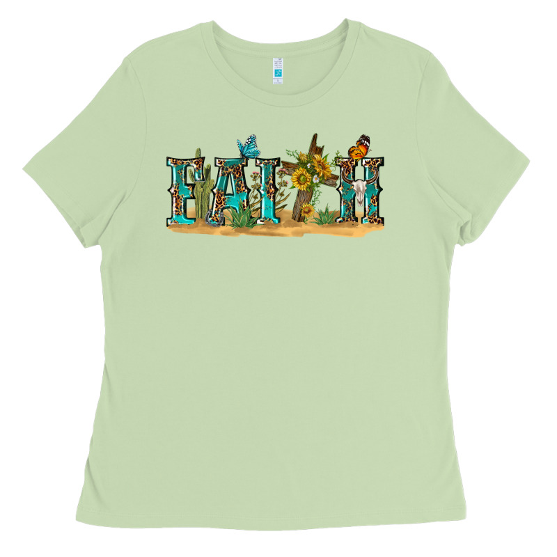 Western Faith Ladies Tee by texasbilliewilder | Teevron