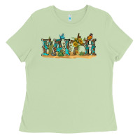 Matcha western faith Ladies Tee - texasbilliewilder