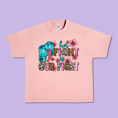 Her Fighting Is Our Fight Urban Heavy Tee Designed By Adodesignshop