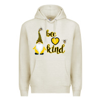 Oatmeal Heather Bee Kind Premium Hoodie - Bettercallsaul