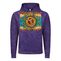 Cloud Purple football leopard turquoise sunflower Vintage Hoodie - JahusDesignShop