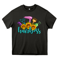 Asphalt hairboss western sunflowers hairdresser Heavy Core Tee - Artiststas