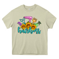 Mossy hairboss western sunflowers hairdresser Heavy Core Tee - Artiststas