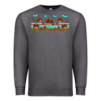 Charcoal Heather dachshund wiener dog Premium Sweatshirt - Jasminsmagicworld