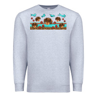 Heather Grey dachshund wiener dog Premium Sweatshirt - Jasminsmagicworld