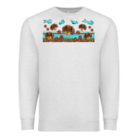 Oatmeal Heather dachshund wiener dog Premium Sweatshirt - Jasminsmagicworld