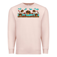 Pale Pink dachshund wiener dog Premium Sweatshirt - Jasminsmagicworld