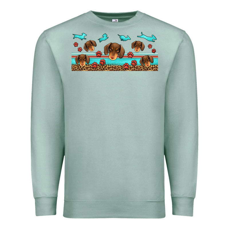 Dachshund Wiener Dog Premium Sweatshirt by Jasminsmagicworld | Teevron